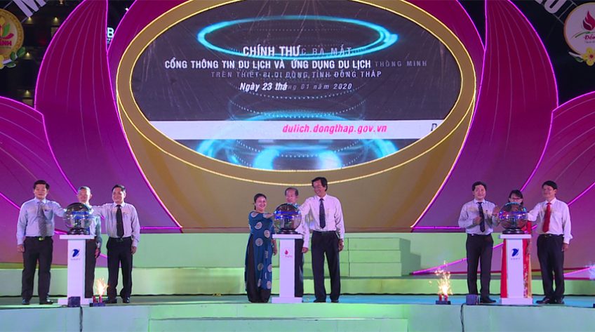 Khai trương Cổng thông tin du lịch Đồng Tháp