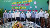 Lực lượng vũ trang Prây veng, Campuchia chúc Tết BĐBP Đồng Tháp