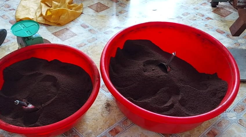 Phát hiện cơ sở chế biến cà phê không rõ nguồn gốc