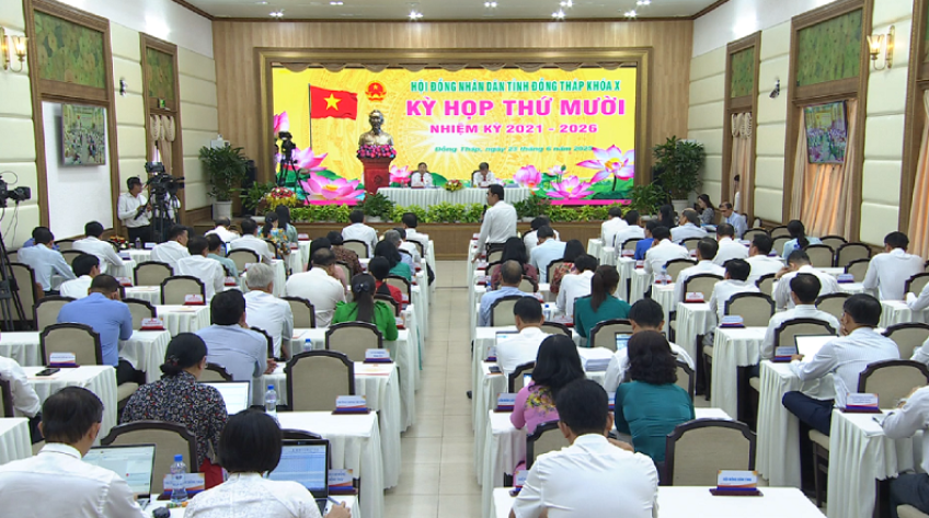 Kỳ họp thứ 10, HĐND tỉnh Đồng Tháp thông qua 31 nghị quyết về KTXH