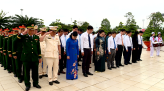 Truy điệu, cải táng 43 hài cốt liệt sĩ tại Nghĩa trang Liệt sĩ Tam Nông