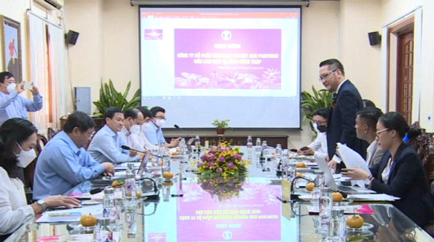 Nhà đầu tư tìm hiểu đầu tư lĩnh vực giao thông, xây dựng tại Đồng Tháp