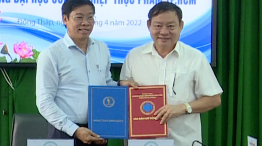 DThU thỏa thuận hợp tác với HUFI nghiên cứu khoa học, giáo dục đào tạo