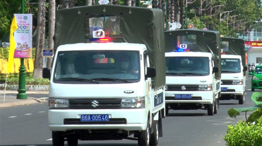 Trang bị xe ô tô tải chuyên dụng cho công an xã biên giới