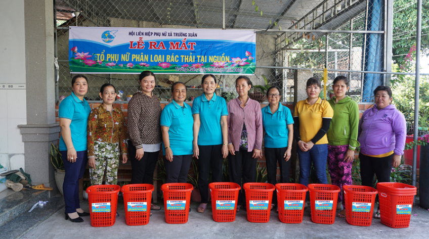 Xã Trường Xuân phát triển tổ phụ nữ phân loại rác thải tại nguồn