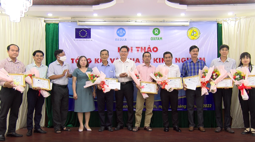 Kết quả thúc đẩy tiếp cận pháp luật về bảo vệ môi trường cho phụ nữ, trẻ em gái