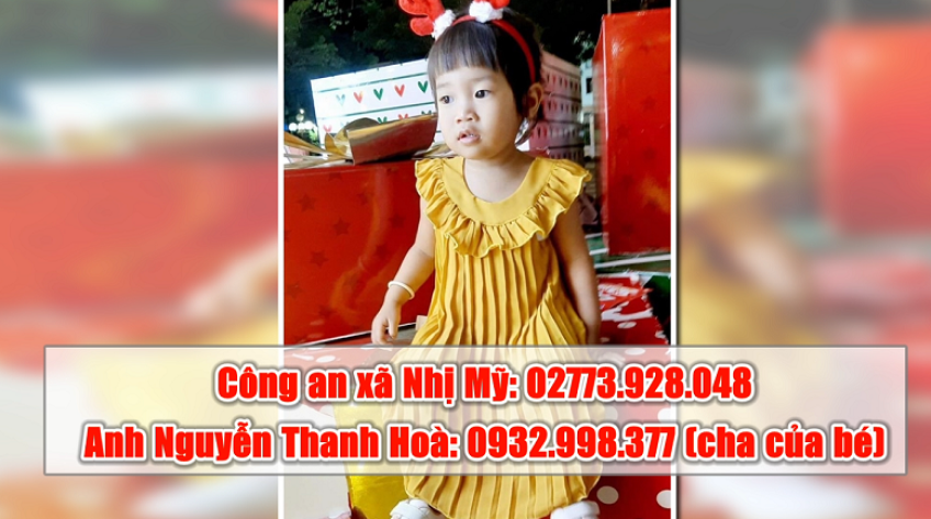 Truy tìm cháu bé 2 tuổi ở huyện Cao Lãnh mất tích