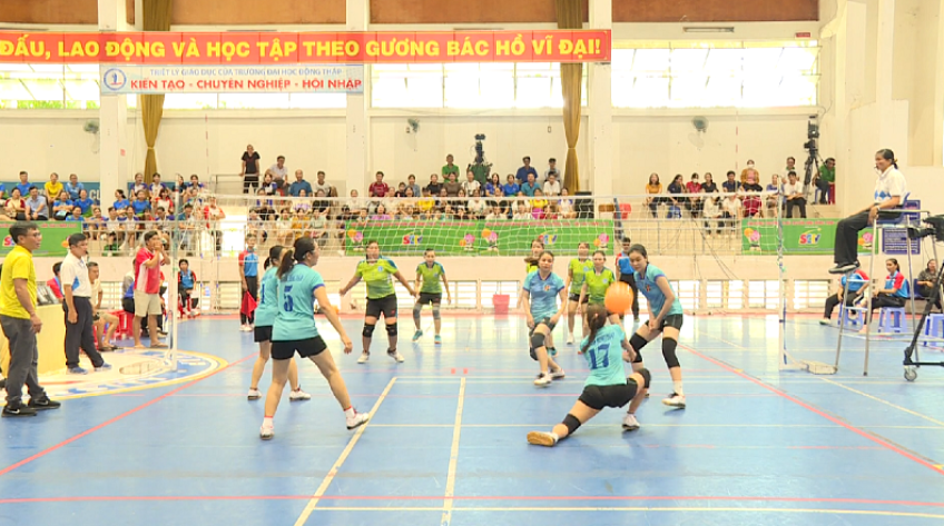 Khép lại Giải Bóng chuyền hơi THĐT cup SCTV 2024