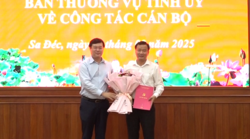 Ông Nguyễn Phước Thiện giữ chức Bí thư Thành ủy Sa Đéc