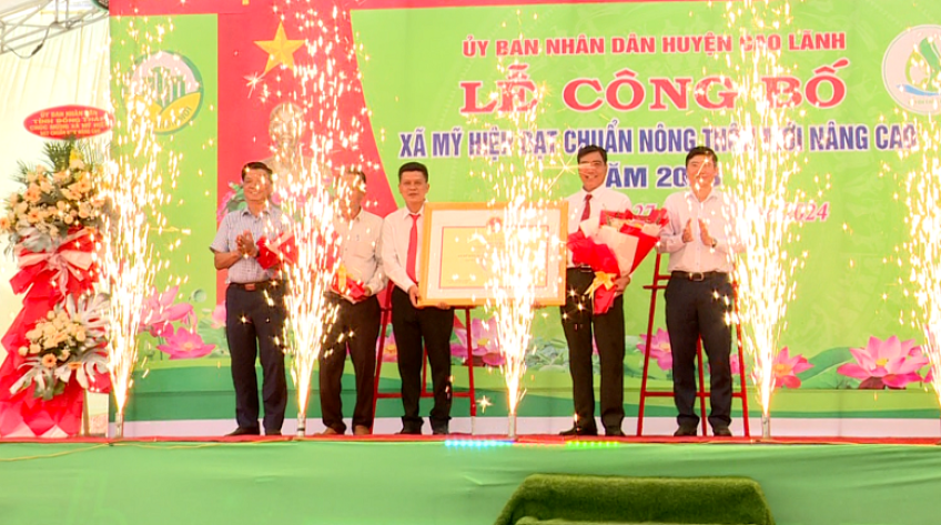 Mỹ Hiệp đạt chuẩn nông thôn mới nâng cao trước hạn 1 năm