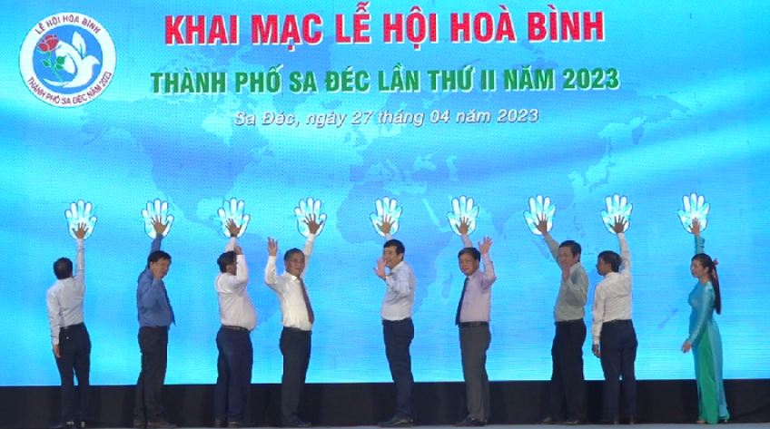 TP.Sa Đéc: Khai mạc Lễ hội Hòa bình lần thứ 2