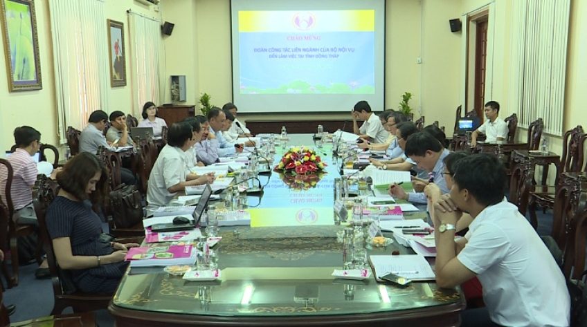 Bộ Nội vụ làm việc tại Đồng Tháp về đề án thành lập thành phố Hồng Ngự