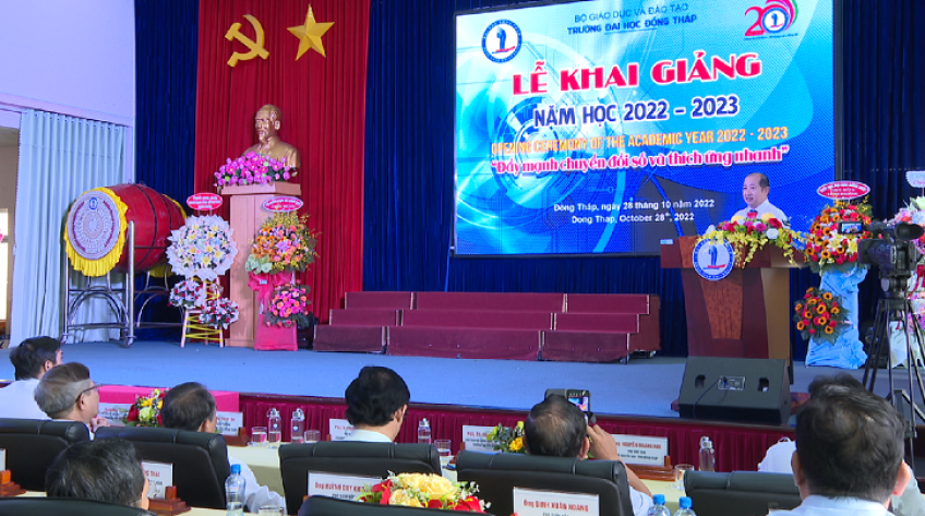 Trường Đại học Đồng Tháp khai giảng, đón hơn 2.800 sinh viên mới