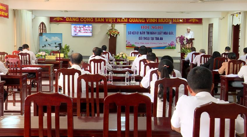 Hòa giải tại tòa nhiều ưu điểm nhưng số lượng vụ việc thấp do người dân chưa biết