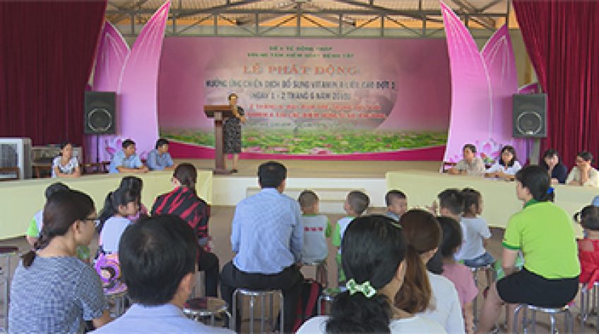 Đồng Tháp: Phát động chiến dịch bổ sung Vitamin liều cao