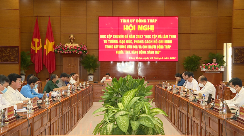 Học tập và làm theo Bác trong xây dựng văn hóa, con người Đồng Tháp