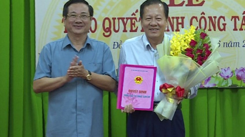 Ông Phan Văn Hợp được bổ nhiệm về làm giám đốc Sở Nội vụ