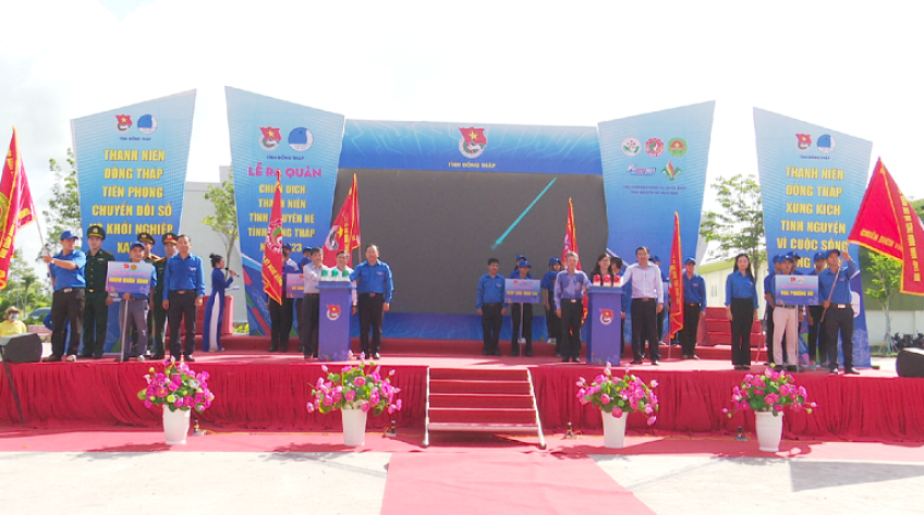 Tuổi trẻ Đồng Tháp ra quân chiến dịch tình nguyện hè 2023