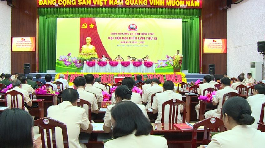 Đại hội Đại biểu Đảng bộ Công an Đồng Tháp lần thứ XI