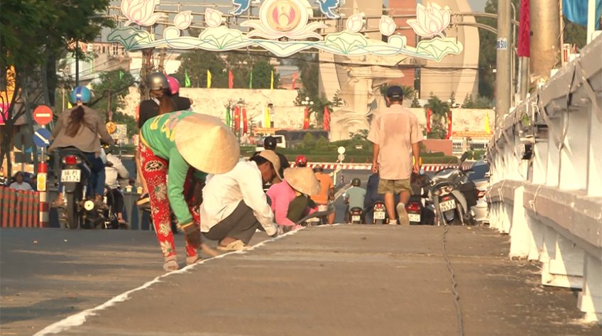 TP.Cao Lãnh: Trang trí không gian Xuân