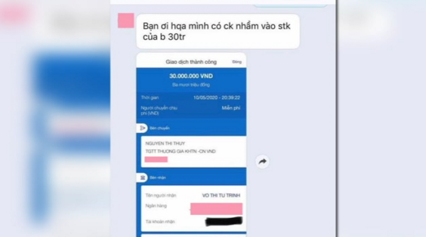 Cảnh giác với tiền từ 