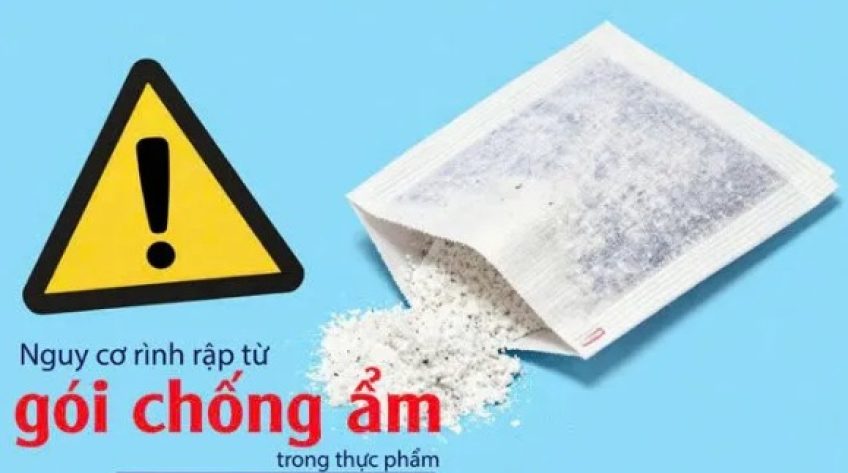 Cẩn trọng với gói chống ẩm trong thực phẩm