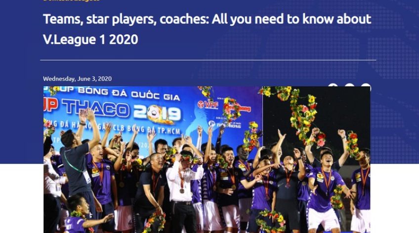 AFC “ngả mũ” thán phục trước sự trở lại của V-League 2020