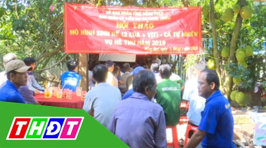 Hiệu quả mô hình 2 lúa, vịt, cá đồng tự nhiên
