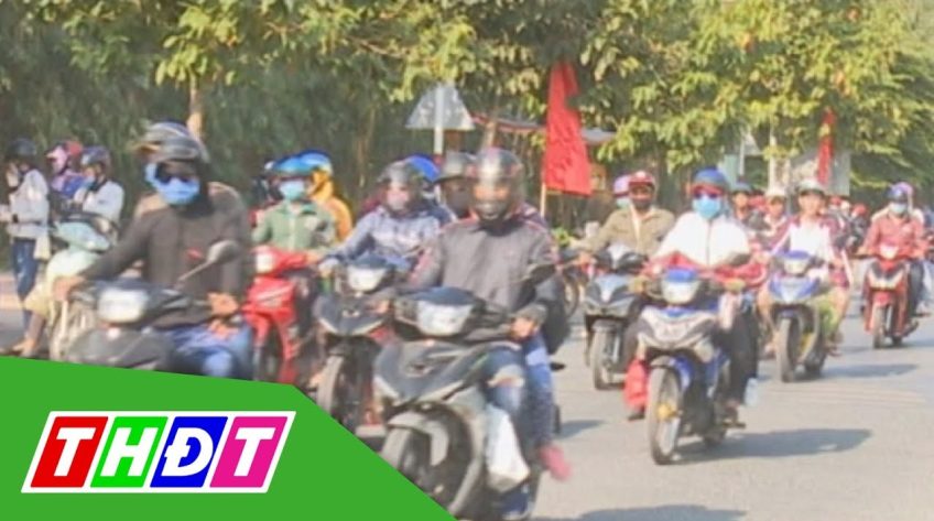 Tam Nông: Lưu lượng xe trở lại các thành phố lớn tăng cao