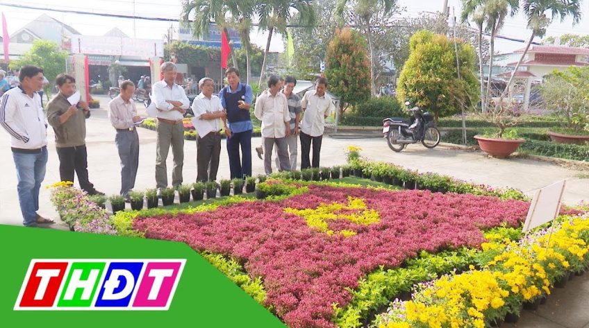 TP. Sa Đéc thi tài tạo tác tiểu cảnh bằng hoa
