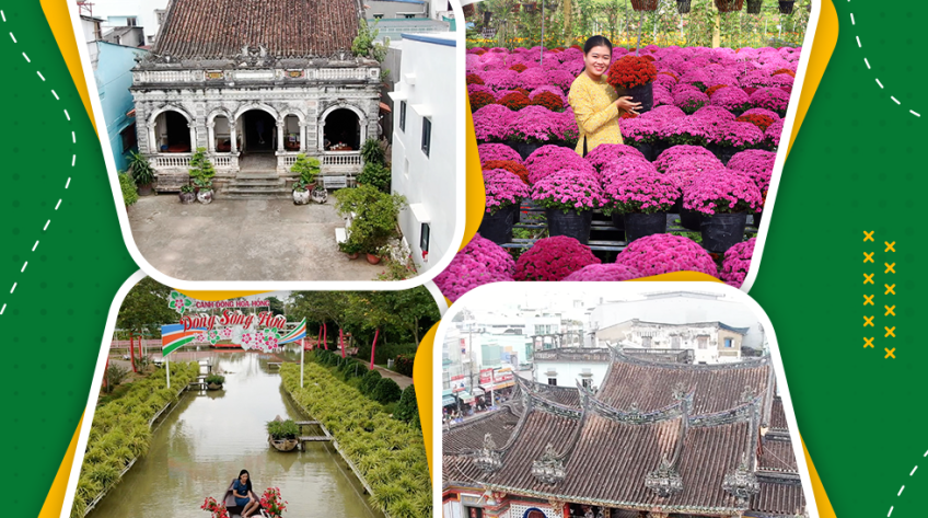 [Infographic] 4 tour du lịch trải nghiệm dịp Festival Hoa Kiểng Sa Đéc lần thứ I năm 2023