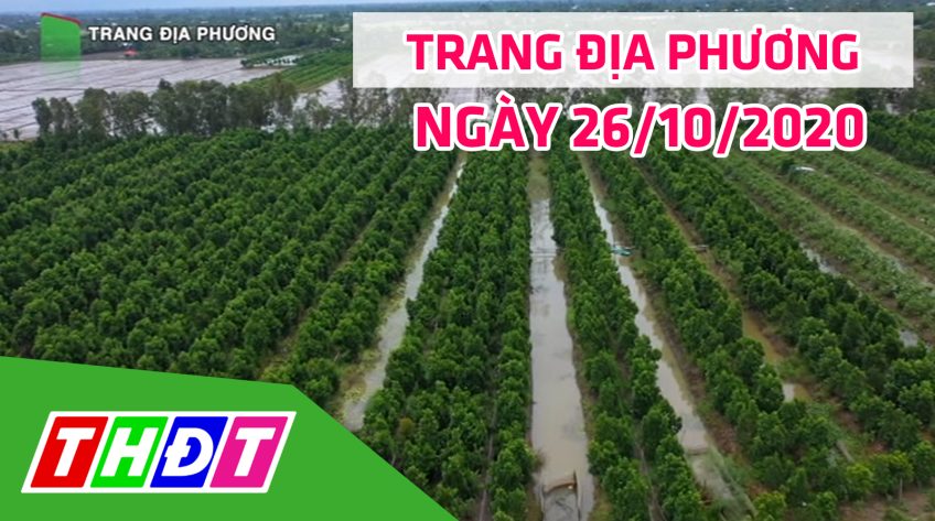 Trang tin địa phương - Thứ hai, 26/10/2020 - Huyện Tháp Mười