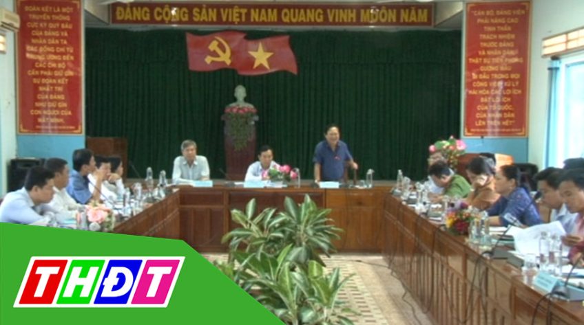 Tỉnh ủy Đồng Tháp làm việc với huyện Châu Thành