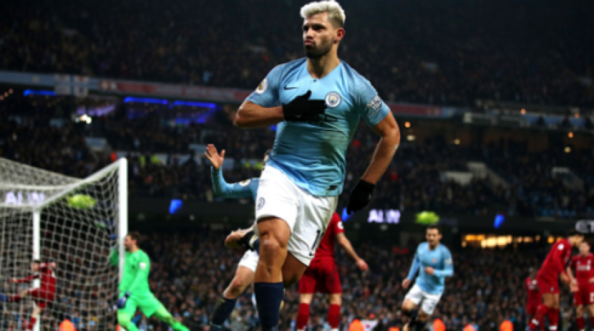 Aguero và Sane ghi bàn, Man City thắng nghẹt thở trước Liverpool