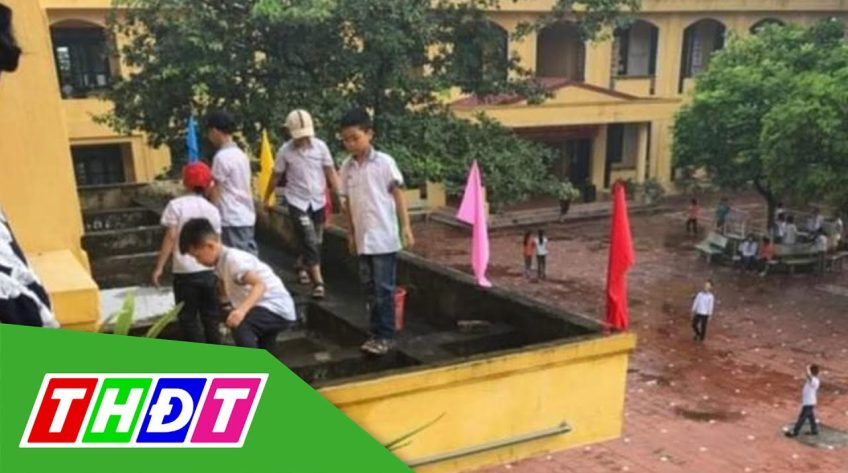 Để học sinh lượm rác ngoài ban công, Hiệu trường ở Bắc Giang bị kiểm điểm