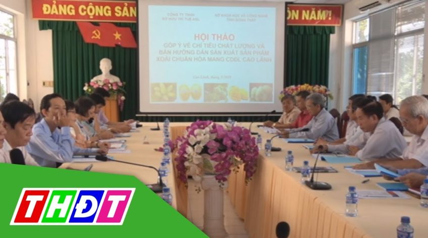 Góp ý chỉ tiêu chất lượng sản phẩm xoài Cao Lãnh