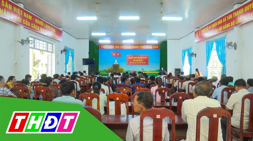 Đại biểu Quốc hội tỉnh Đồng Tháp tiếp xúc cử tri trước kỳ họp