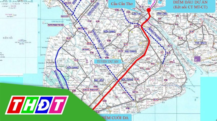 Dự kiến khởi công cao tốc Cần Thơ - Cà Mau vào năm 2022
