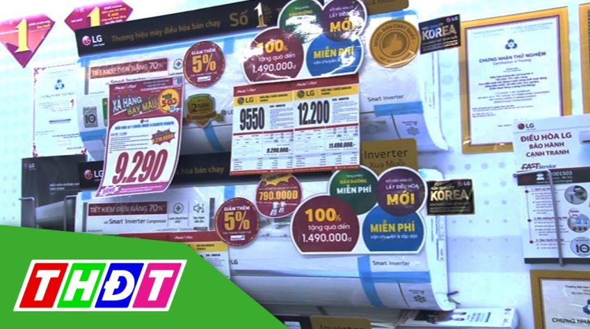 Siêu thị điện máy xả kho, điều hòa giảm giá đến 50%