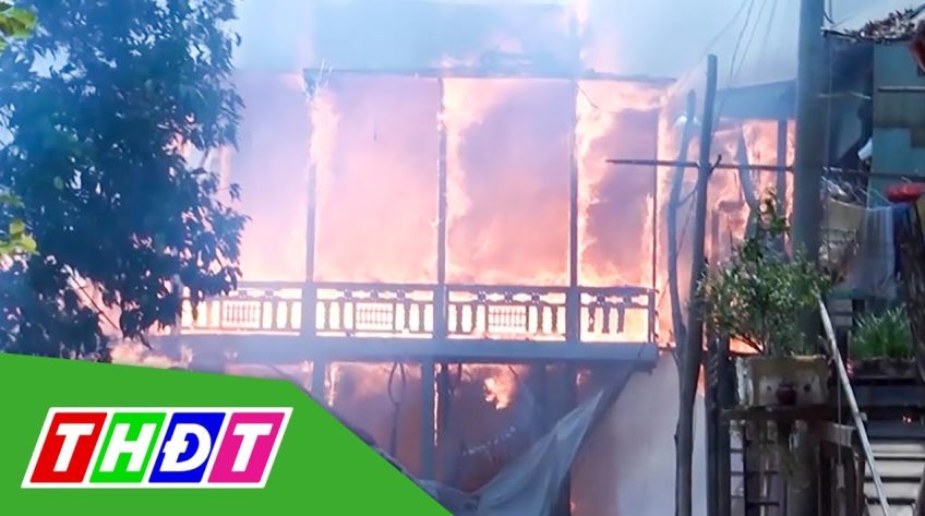 An Giang: Hỏa hoạn thiêu rụi hoàn toàn 10 căn nhà