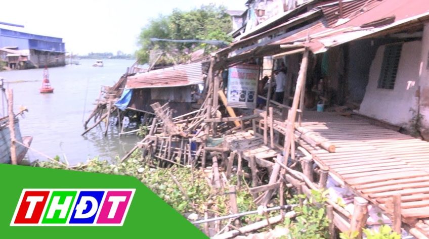 Sạt lở bờ Bắc kênh Nguyễn Văn Tiếp