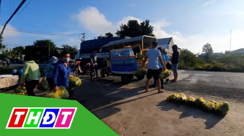 Tặng 20 tấn nông sản cho người dân khó khăn ở Đồng Tháp và TP.HCM
