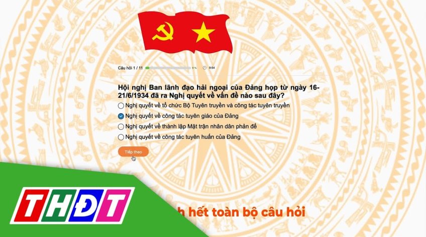 Cuộc thi trắc nghiệm tìm hiểu truyền thống ngành Tuyên giáo của Đảng
