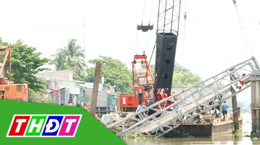 Nỗ lực khai thông đường thủy khu vực cầu Tân Nghĩa, huyện Cao Lãnh