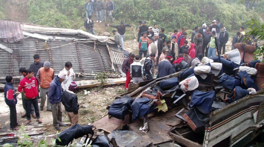 Tai nạn xe buýt ở Nepal khiến 31 người thương vong