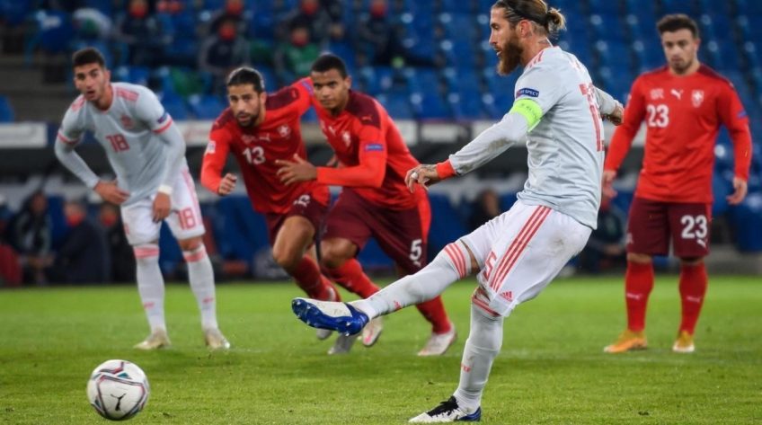 Ramos 2 lần đá hỏng phạt đền, Tây Ban Nha bị Thụy Sĩ cầm chân