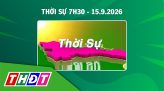 Thời sự 11h - Thứ tư, 16/9/2026