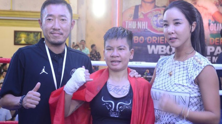 Võ sĩ Thu Nhi làm nên lịch sử cho boxing nữ Việt Nam