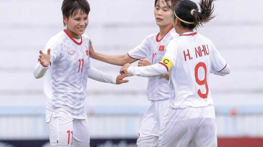 Tuyển nữ Việt Nam thẳng tiến vào chung kết giải bóng đá nữ Đông Nam Á 2019