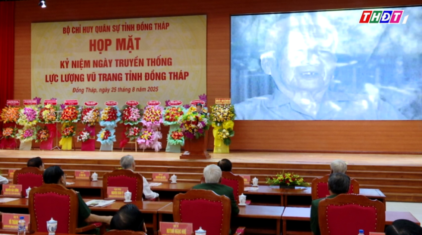 Kỷ niệm 80 năm ngày truyền thống lực lượng vũ trang tỉnh Đồng Tháp